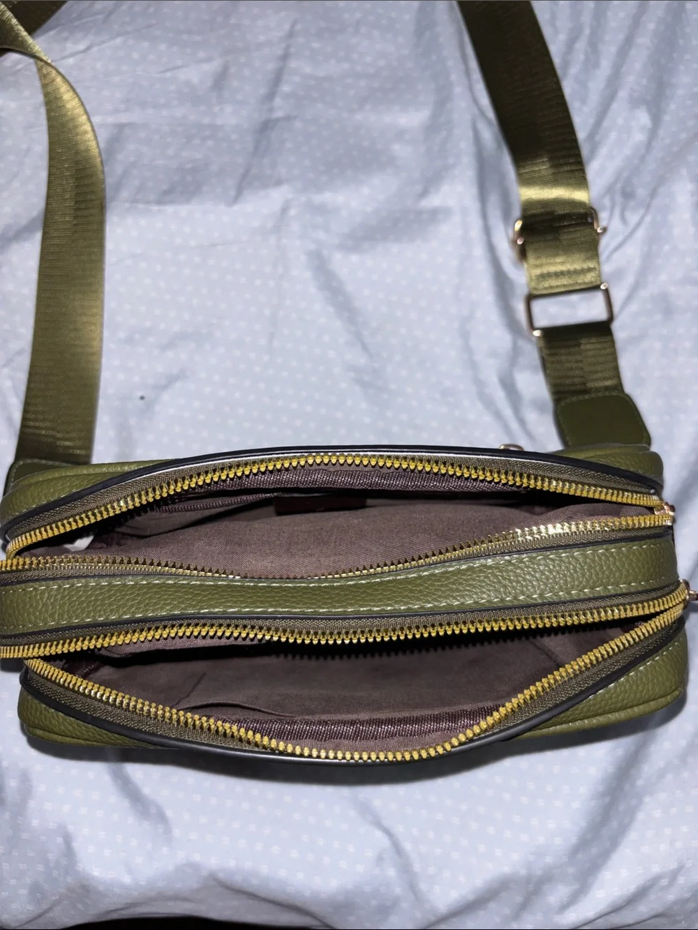 The Crossbody Olive Green Men’s Crossbody Bag